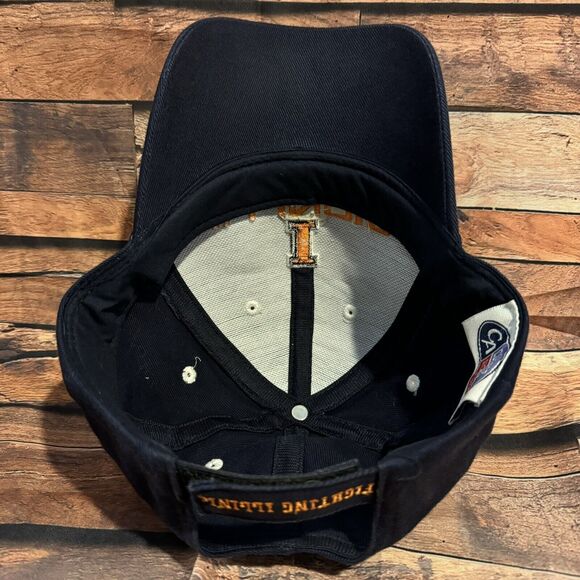 University Of Illinois Fighting Illini Hat Cap Adjustable Strap Embroidered - Picture 5 of 8